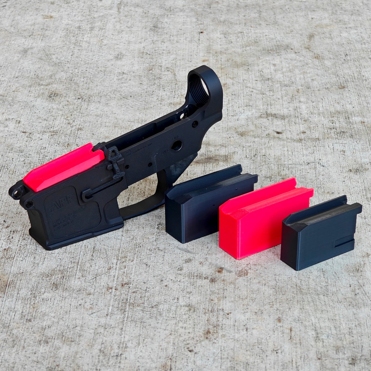 Single Shot Fixed Magazine Device (Fits AR-15 Pattern, AR-308 DPMS/SR-25 Pattern and most AR-9 Patterns)